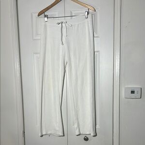 Juicy Couture White Velour Pant Medium